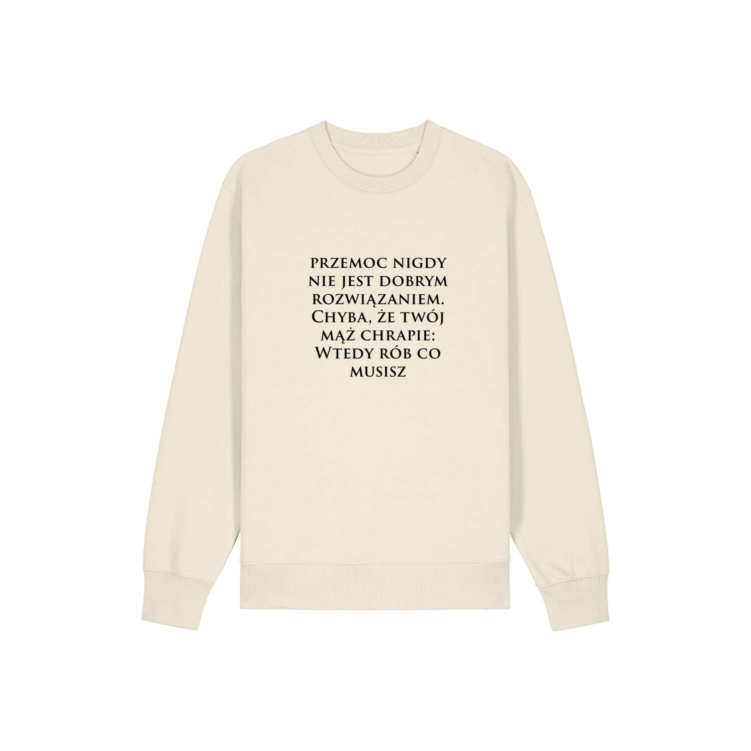 Bluza bez kaptura unisex premium no 01